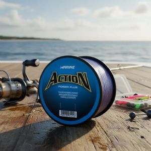 Linha De Pesca Marine Sports Action Power Plus Cinza 0,40mm